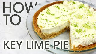 Easy Key Lime Pie Recipe How To Make Yummy NoBake Cream Cheese Key Lime Pie  How To Cuisine [upl. by Naelcm]