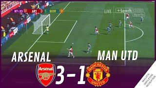 ARSENAL vs MANCHESTER UNITED 31 MATCH HIGHLIGHTS • Video Game Simulation amp Recreation [upl. by Ayortal468]