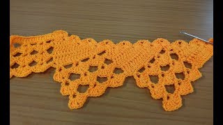 How to crochet wall door hanging torantoranpattivinkam marathiऊनक्रोशा तोरणविणकाम [upl. by Bornstein]