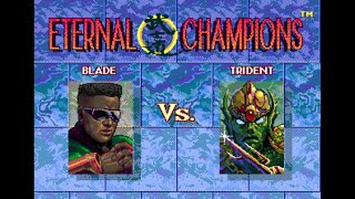 BLADE vs TRIDENT  ETERNAL CHAMPIONS  1993 [upl. by Anomer]