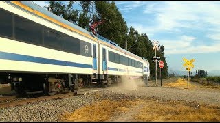 TERRASUR pasando a toda velocidad por un cruce vehicular con destino a Chillán [upl. by Moritz698]