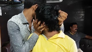 Intense head massage with cracking [upl. by Dammahom]