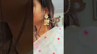 😍🫶DIY Jhumka Earrings At Home 🏡 DIY Earrings  diy diyearrings youtubeshorts jewellerymaking [upl. by Lachlan]