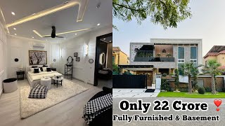 1 Kanal Fully Furnished House With Full Basement in DHA Lahore [upl. by Mick]