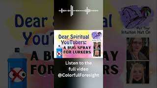 RECAP Spiritual YouTubers using a lurker spray bug Full Video link in Description below [upl. by Nylaras342]