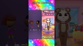 Baldis Montero vs My Talking angela2Who is best baldisbasics [upl. by Eniamrahs]