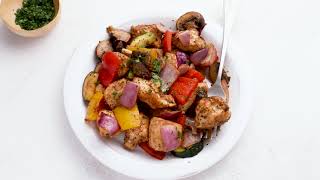 Air Fryer Chicken and Vegetables [upl. by Kcirddehs]