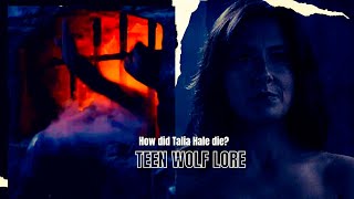 How did Talia Hale die [upl. by Jaclin]