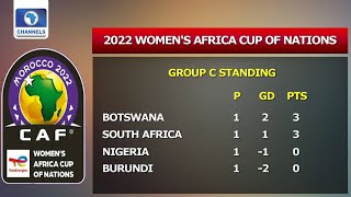 AWCON 2022 South Africa Beat Nigeria 21 In Opening Match  Sports Tonight [upl. by Nwahsor213]