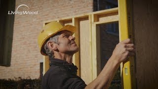 Opbouw van een Houtskeletbouw Woning van Livingwood [upl. by Nnylyar]