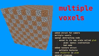 multiple voxels  engine improvements voxel engine october 431 [upl. by Tohcnarf]