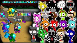 Among Us vs Sprunki Lore Zombie  Incredibox Sprunki Animation [upl. by Max]