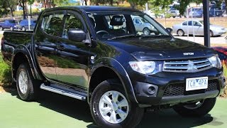 B6180  2014 Mitsubishi Triton GLX MN Manual 4x4 MY15 Walkaround Video [upl. by Jorey]