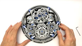 Cool 3D Printed Mechanical Clock  Tourbillon Mechanica FDM Version Assembly Guide [upl. by Guyer]