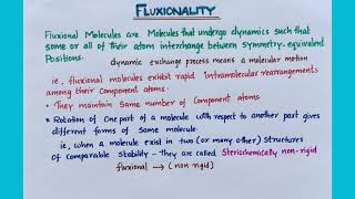 Fluxionality  മലയാളം [upl. by Ennayr]