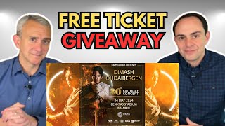 FREE DIMASH QUDAIBERGEN 30TH BIRTHDAY CONCERT TICKET GIVEAWAY [upl. by Aihcila131]