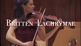 Britten quotLachrymaequot Viola amp Orchestra  Cristina Cordero [upl. by Dyer]