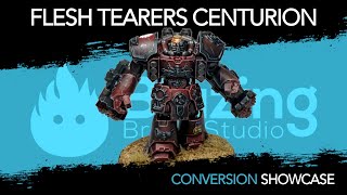 Flesh Tearers Centurion  Warhammer 40k  Space Marines  Conversion Showcase [upl. by Aicitel]