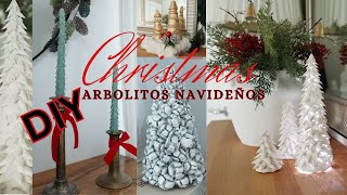 Ideas para hacer Arbolitos navideño hecho en casa  DIY IDEAS PARA DECORAR EN NAVIDAD [upl. by Rheims]