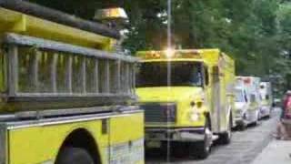 BRYN ATHYN FIRE ENGINES AND AMBULANCES [upl. by Siusan]