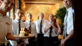 The Cheesecake Factory staff wishing birthday in Albanian [upl. by Koah936]