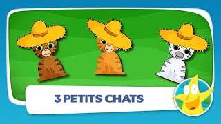 Comptine pour enfants  Trois Petits Chats [upl. by Ainat]