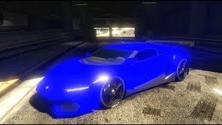 GTA 5 NEON BLUE MODDED COLOR GTA 5 Modded Crew Color [upl. by Bevus]