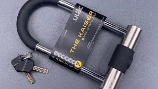 1097 Comically Easy To Pick ULÄC “Kaiser” Bike Lock [upl. by Ammon]