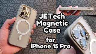 JETech Magnetic Case for iPhone 15 Pro [upl. by Ahsinom931]