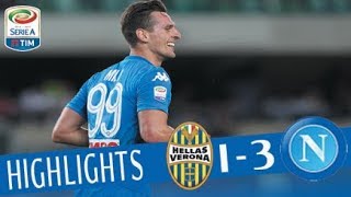 Hellas Verona  Napoli 13  Highlights  Giornata 1  Serie A TIM 201718 [upl. by Uhsoj]