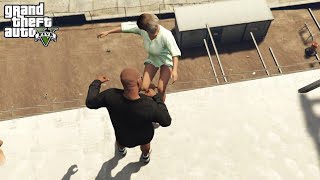 GTA 5  Shoving Pedestrians 1 [upl. by Peednam]