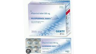 ALLOPURINOL GERTY Tablets Allopurinol tablet 300 mg [upl. by Luhe]