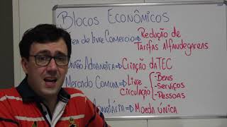 Blocos Econômicos [upl. by Ellenod]