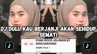 FUNKOT PUNK ROCK JALANAN BY RIAN SANTANG 🎶 DJ DULU KAU BERJANJI AKAN SEHIDUP SEMATI VIRAL TIKTOK [upl. by Ennagem]