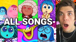 All Inside Out 2 Songs And Music Videos ALL CHARACTERS BENJIxScarlett Reacts [upl. by Basset131]