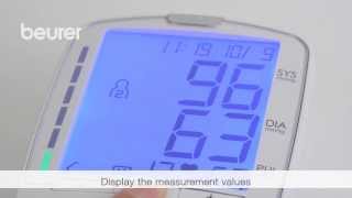 Quick start video for the BM 47 blood pressure monitor from Beurer [upl. by Botti415]