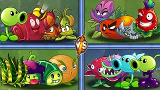 4 Random Pair Plant Teams  Plant Battle Who Will Win  PVZ 2 [upl. by Simara]