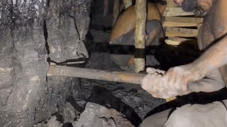 Unseen Footage of Coal Miners Life  Coal Extraction process shorts mining [upl. by Ecilegna]