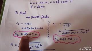 Power Factor Calculation AC circuits [upl. by Andrea]