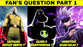 Can BEN Defeat SAITAMA Without Alien X   OMNITRIX Scan Gojo   Naljian Powerful than Alien X [upl. by Arbed846]