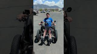 T450E Quad EAssist HandCycle  TITrikes  Compassion Mobility  Offroad Mobility Bike  Utah [upl. by Yobybab]