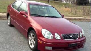 2001 Lexus GS430 Review Start Up amp Rev Walk Around Test Drive [upl. by Oliana549]