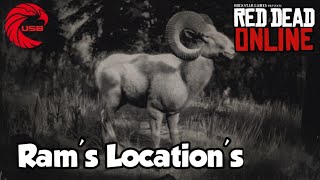 Rams Locations RDR2 Online  Red Dead Online Rams Location Guide [upl. by Analram]