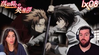 IKKI VS SWORD EATER  REACCIÓN 1X08 RAKUDAI KISHI NO CAVALRY [upl. by Namilus]