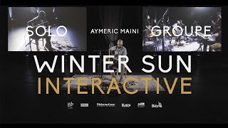 Aymeric Maini  quotWINTER SUNquot  Interactive  DOUBLE session live [upl. by Eiznekam]