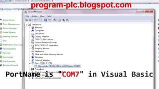 How to Serial Port Number Check in Windows 7 [upl. by Yentruok201]
