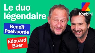 Édouard Baer et Benoit Poelvoorde  la rencontre légendaire pour quotAdieu Parisquot  Interview [upl. by Enram]