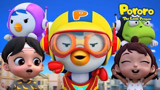 Pororo Super Rescue Heroes  Go Go Pororo Heroes  Hero Song for Kids  Pororo the Little Penguin [upl. by Ylloh]