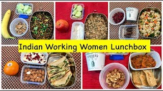 Monday To Friday Indian Lunch Box Ideas For Women Office  Quick Vegetarian Lunchbox Ideas [upl. by Ahseid]