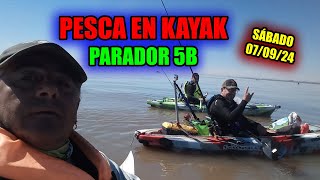 PESCA EN KAYAK EN EL PARADOR 5 B [upl. by Nyladgam795]